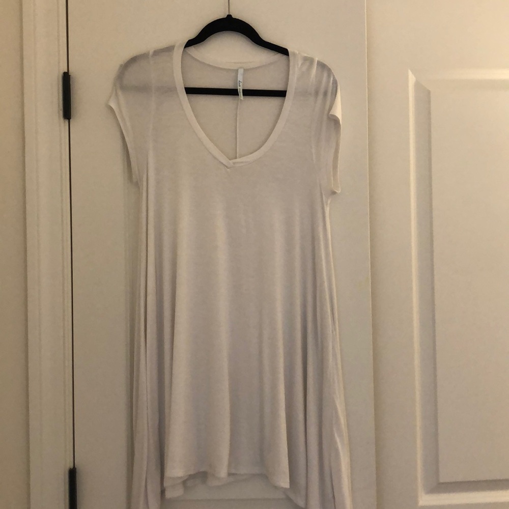 White cotton summer dress